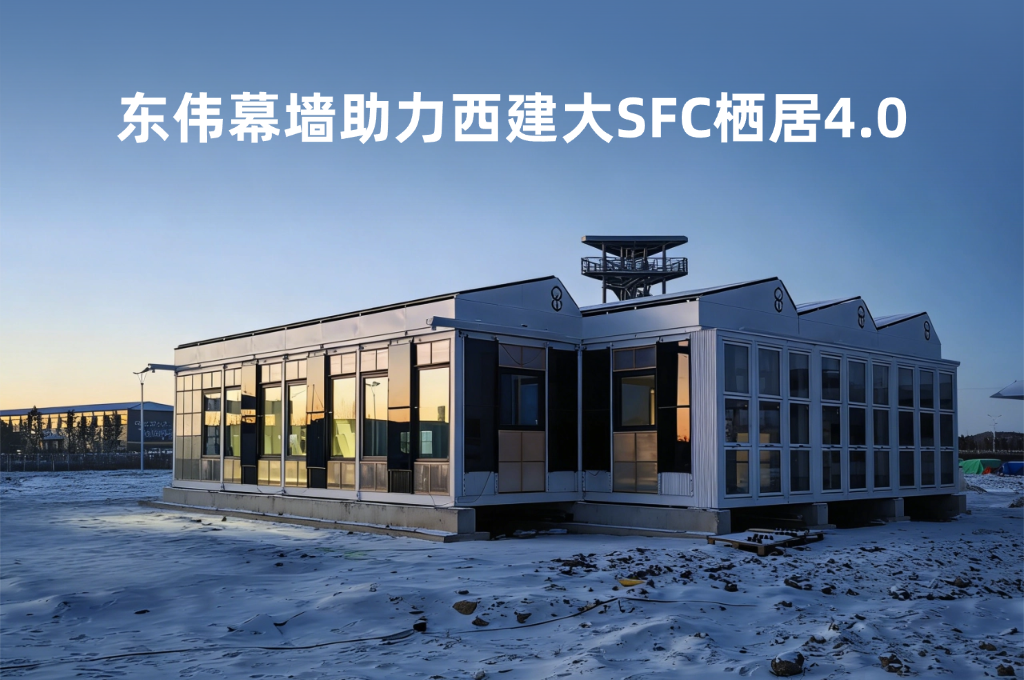 校企合作 | 东伟幕墙助力西安建筑科技大学联队栖居4.0闪耀SFC赛场